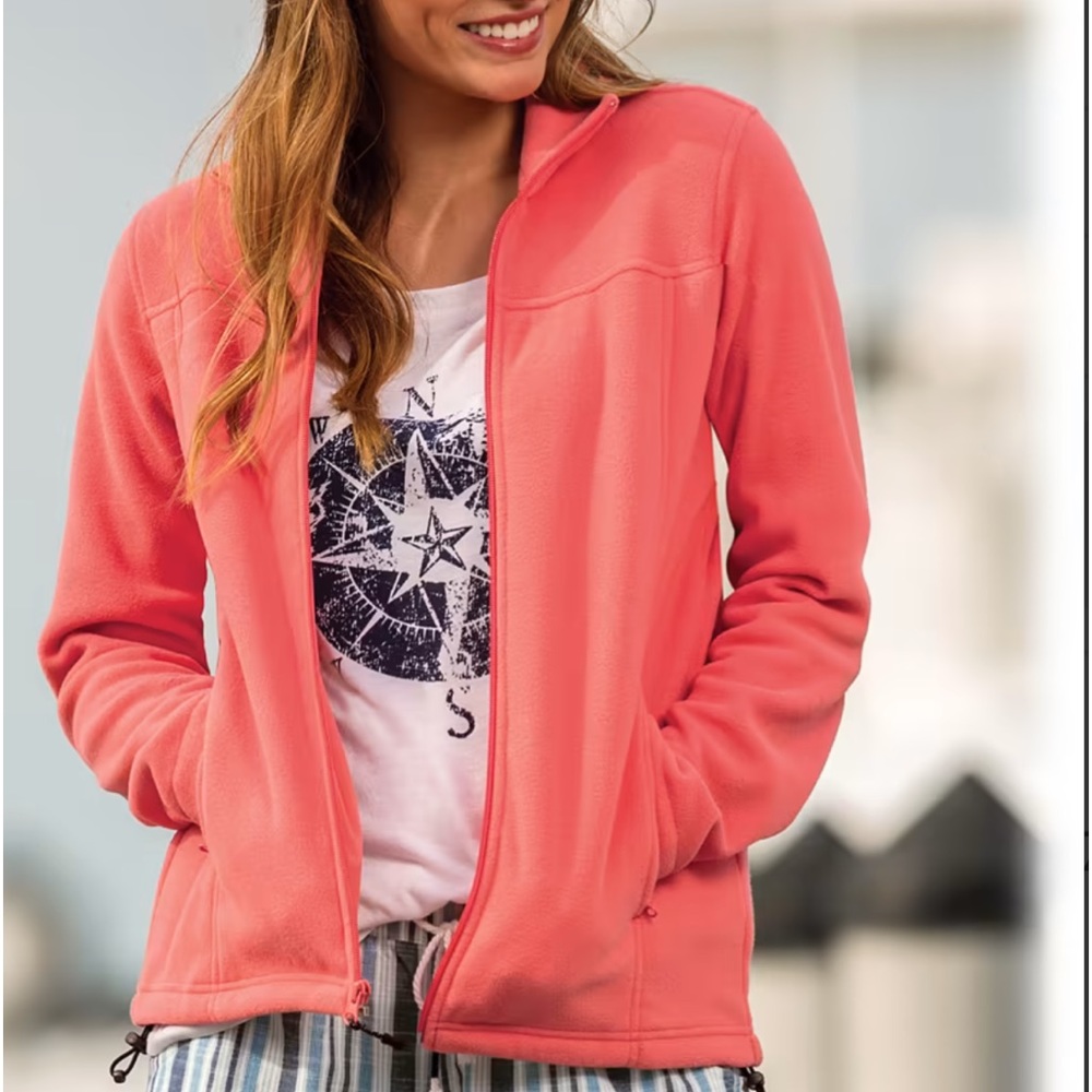 + nwot + NATURAL REFLECTIONS Spring Full-Zip Fleece Jacket